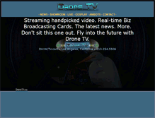 Tablet Screenshot of dronetv.com